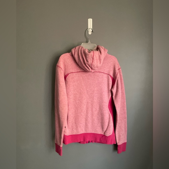 Lululemon On The Daily Hoodie Jacket Size 6 Heathered Jewelled Magenta - Picture 3 of 5